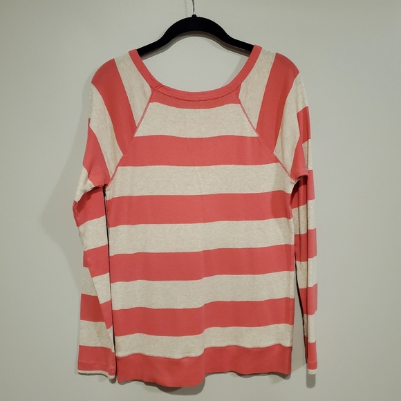 🔥Sale 2 for $15🔥Gap Bowery pink tan stripe ST - Picture 2 of 8